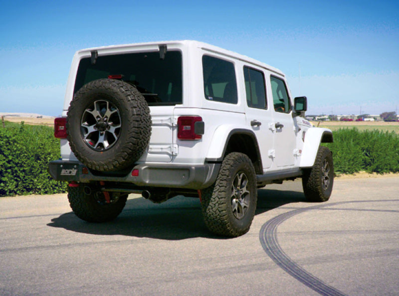 Borla 18-19 Jeep Wrangler JL/JLU 2.0L 4Cyl 2DR/4DR Axle Back Exhaust ATAK w/ 2.5in Tips - Black 11964CB