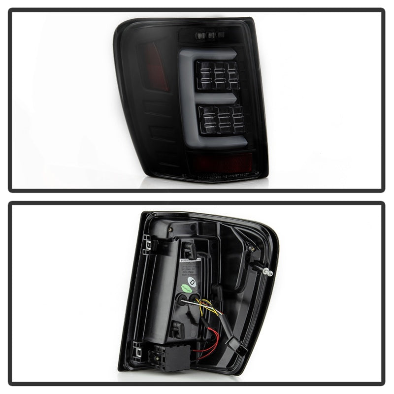 Spyder 99-04 Jeep Grand Cherokee - Light Bar Led Tail Lights - Black Smoke - ALT-YD-JGC99V3-BSM 5086150
