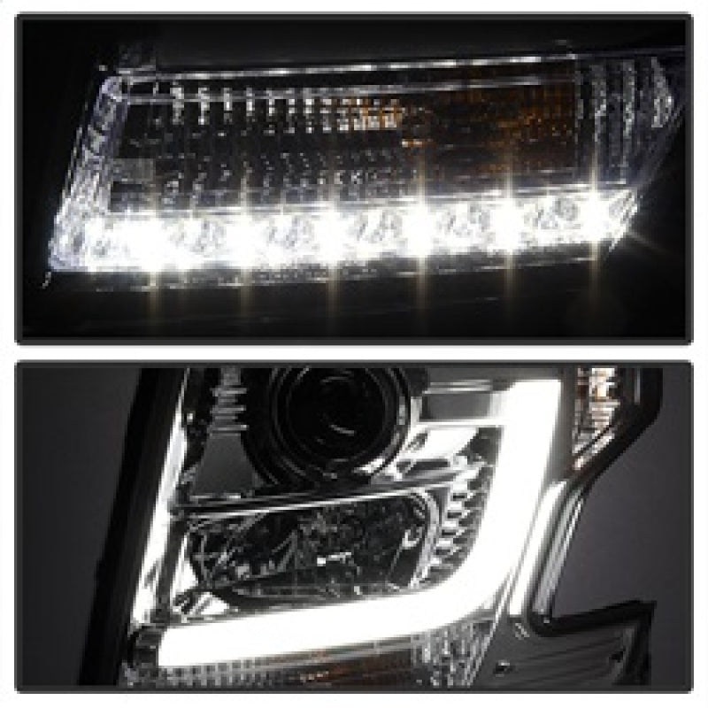 Spyder Chevy Tahoe / Suburban 2015 -2016 Projector Headlights - DRL LED - Chrome PRO-YD-CTA15-DRL-C 5082534