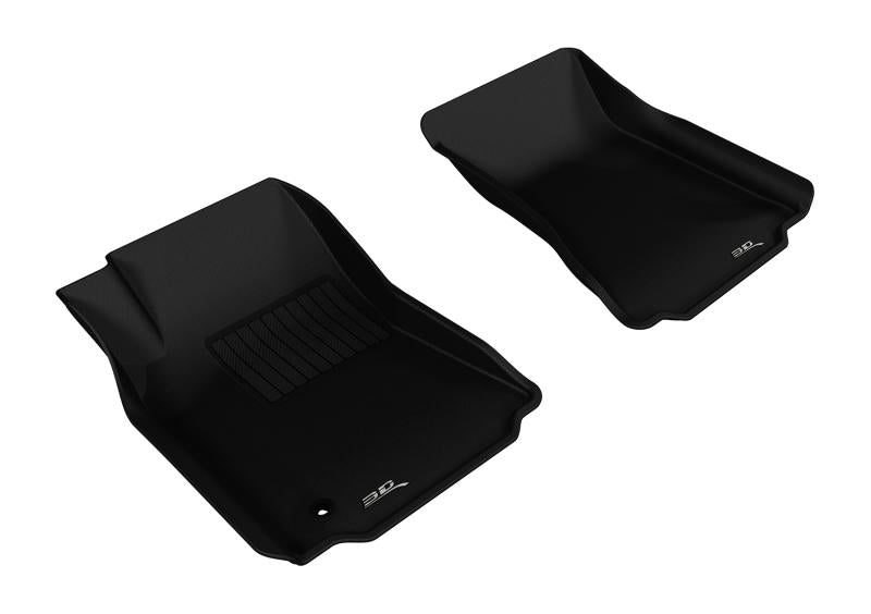 3D MAXpider 2009-2013 Cadillac CTS Kagu 1st Row Floormat - Black L1CD00711509