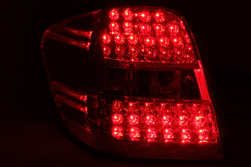 Anzo 2006-2007 Mercedes Benz M Class W164 LED Tail lights Red/Clear