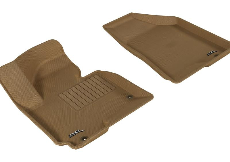 3D MAXpider 2011-2013 Kia/Hyundai Sportage/Tucson Kagu 1st Row Floormat - Tan L1KA00711502