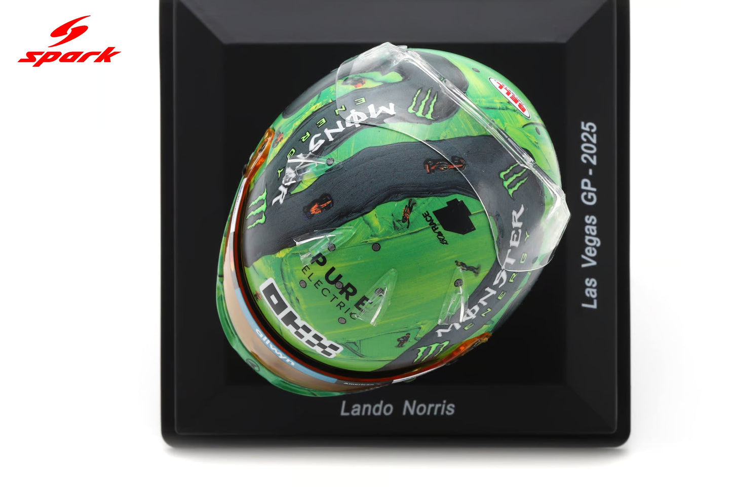 Spark-Model Mclaren F1 Team MCL39 L. Norris Helmet Las Vegas 2025 1:5