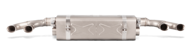 Akrapovic 16-17 Porsche 911 Turbo/Turbo S (991.2) Slip-On Line (Titanium) (Req. Tips/Diffuser) S-PO/TI/6H