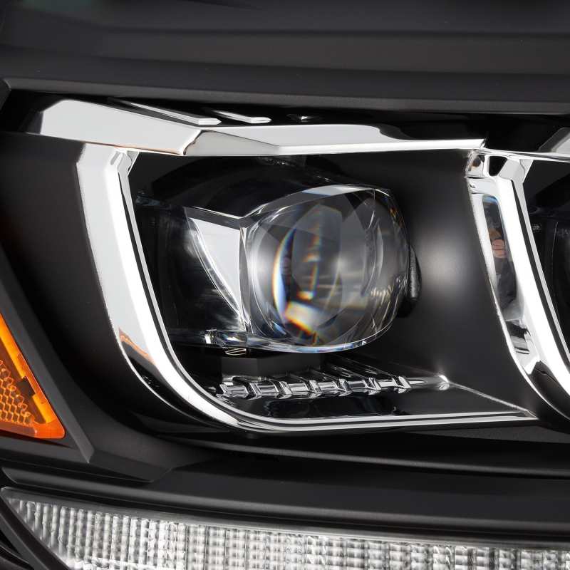 AlphaRex 19-21 Ford Ranger NOVA LED Proj Headlights Plank Style Black w/Activ Light/Seq Signal/DRL 880124 *Discontinued