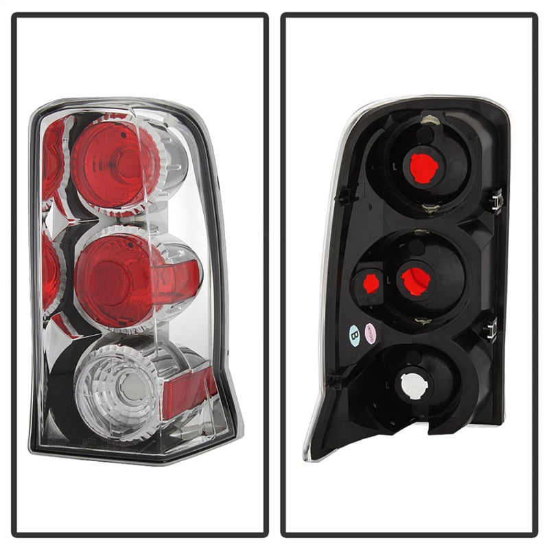 Spyder Cadillac Escalade SUV (Not EXT)02-06 Euro Style Tail Lights Chrome ALT-YD-CE02-C 5001603