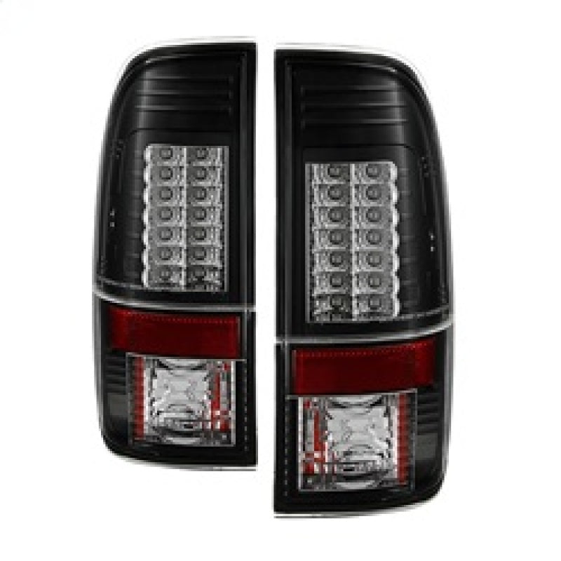 Spyder Ford Super Duty 08-15 Version 2 LED Tail Lights Black ALT-YD-FS07-LED-G2-BK 5029188
