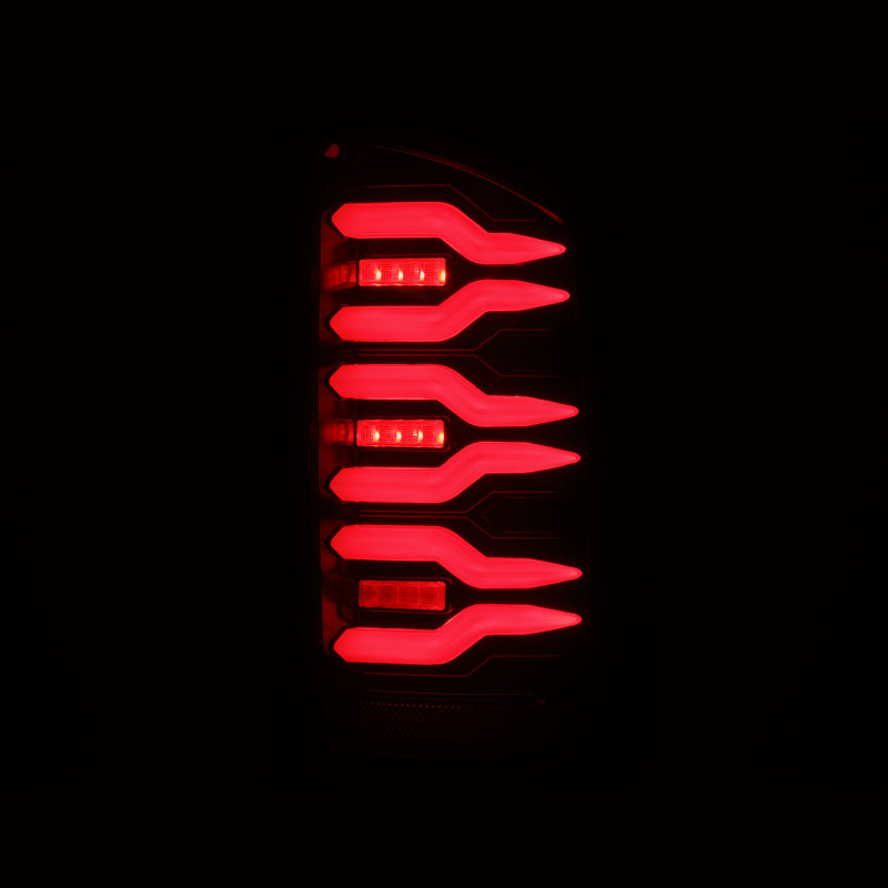 AlphaRex 07-08 Dodge Ram1500/07-09 Dodge Ram 2500+3500 Luxx-Series LED Tail Lights(Pair) Black/Red 641060 *Discontinued