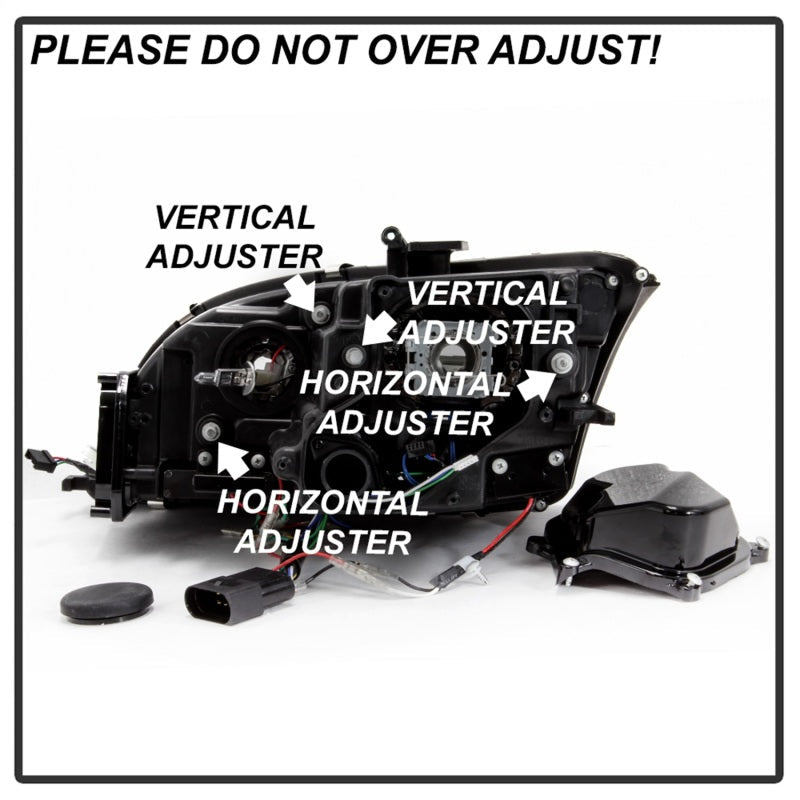 Spyder 08-15 Audi TT HID Xenon Projector Headlights w/Seq Turn Signal - Blk (PRO-YD-ATT08-HID-BK) 5085542
