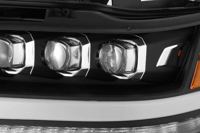 AlphaRex 19-20 Ram 1500HD NOVA LED Proj Headlight Plank Style Matte Blk w/Activ Light/Seq Signal/DRL 880518 *Discontinued