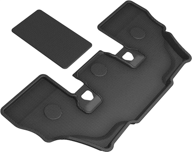 3D MAXpider MAXpider 19-22 BMW X7 (G07) Kagu 3rd Row Floormats - Black L1BM10531509