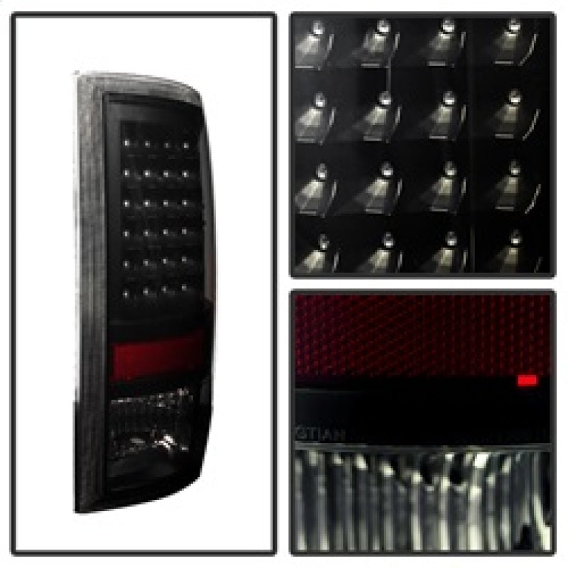 SPYDER Xtune Dodge Ram 1500 09-14 LED Tail Lights Incandescent Model Only Black Smoke ALT-JH-DR09-LED-BKSM 9025617