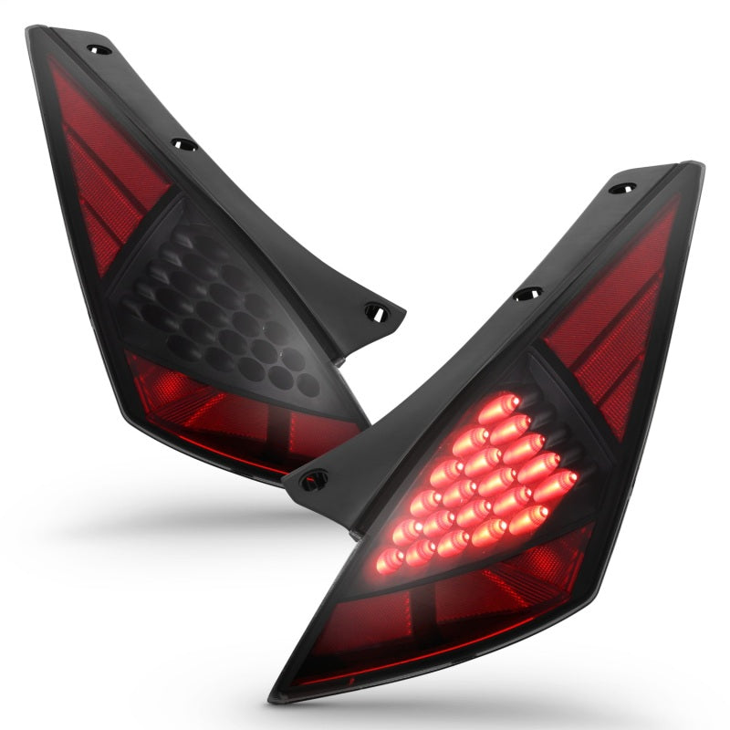 Anzo 2003-2005 Nissan 350Z LED Tail lights Smoke