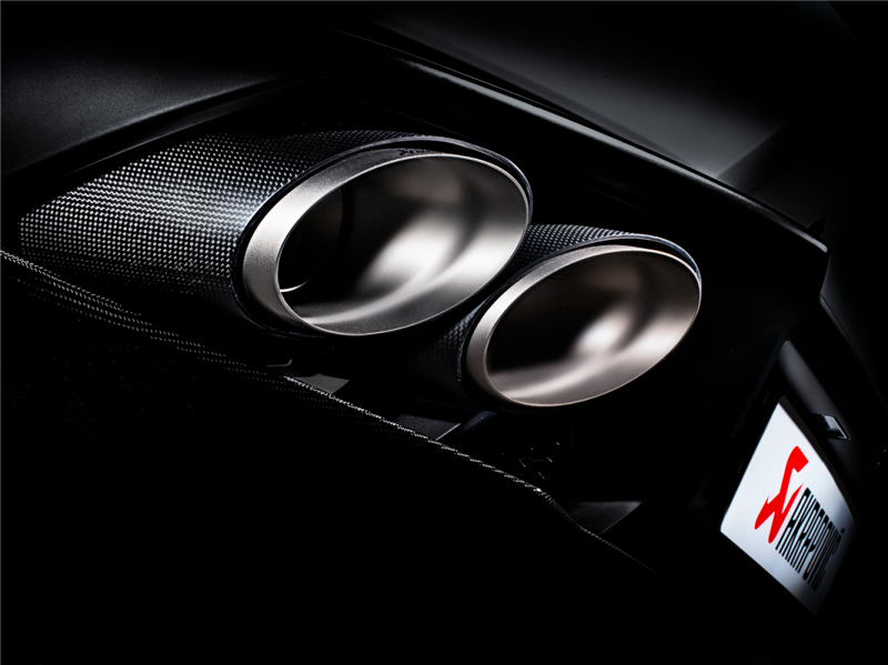Akrapovic 16-16 Lamborghini Huracan LP 580-2 Coupe/Spyder Slip-On Line (Titanium) w/ Carbon Tips MTP-LA/TI/2