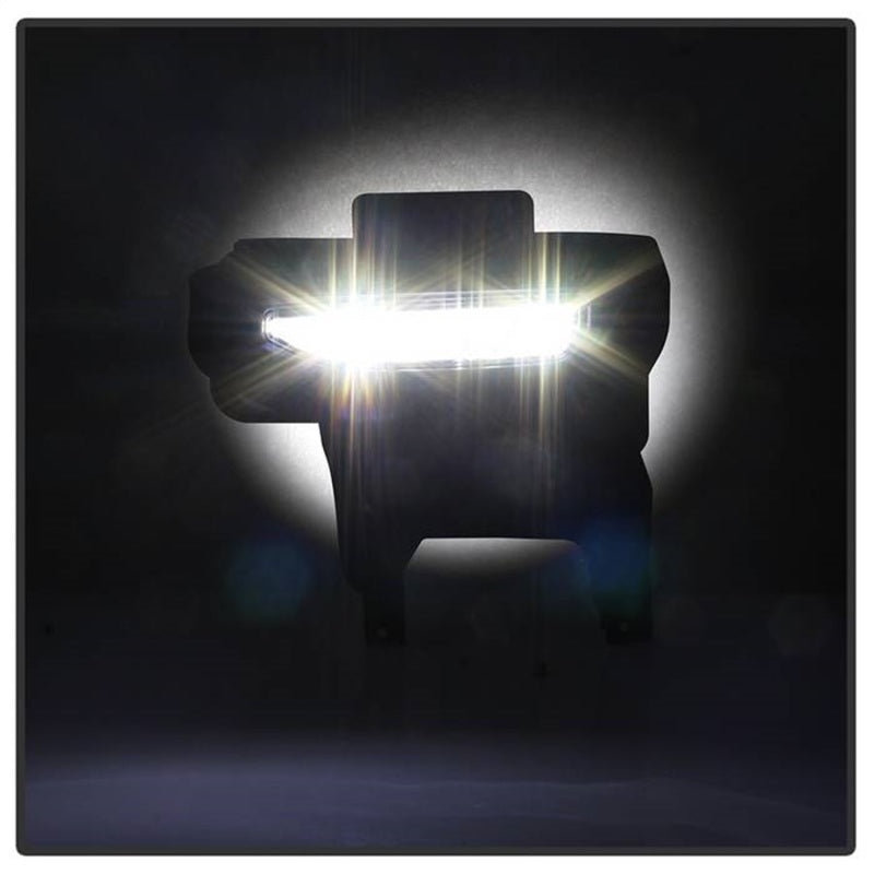 Spyder 16-18 GMC Sierra 1500 OEM Style Full LED Fog Light w/Switch - Clear (FL-GS2016-LED-C) 9043222