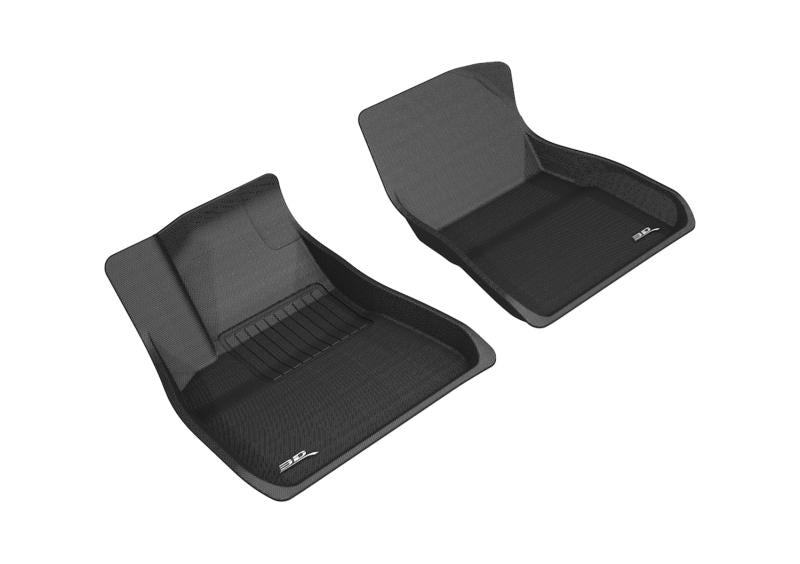 3D MAXpider 2018-2019 Tesla Model 3 Kagu 1st Row Floormat - Black L1TL00411509