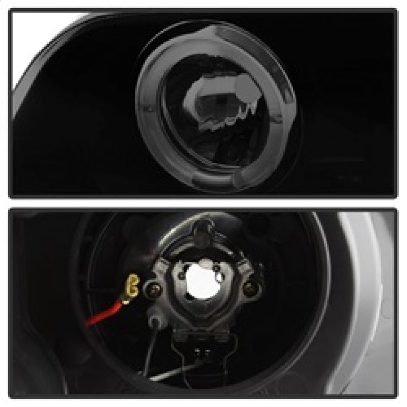 Spyder 99-01 BMW E46 3 Series 4DR Projector Headlights 1PC LED Halo (PRO-YD-BMWE46-4D-HL-AM-BSM) 5084804
