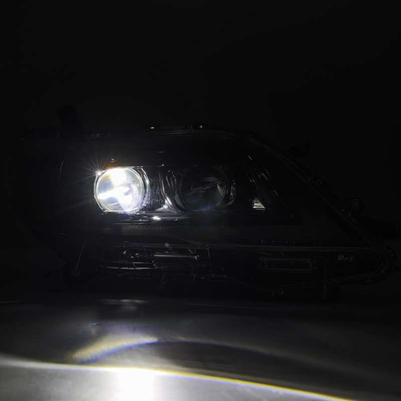 AlphaRex 11-21 Toyota Sienna LUXX LED Proj Headlights Plank Style Alpha Black w/Seq Signal/DRL 880765 *Discontinued