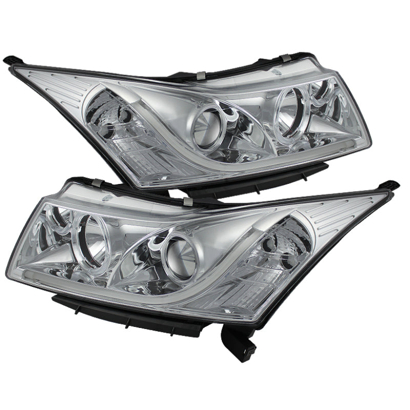 Spyder Chevy Cruze 11-14 Projector Headlights Light Tube DRL Chrm PRO-YD-CCRZ11-LTDRL-C 5074171