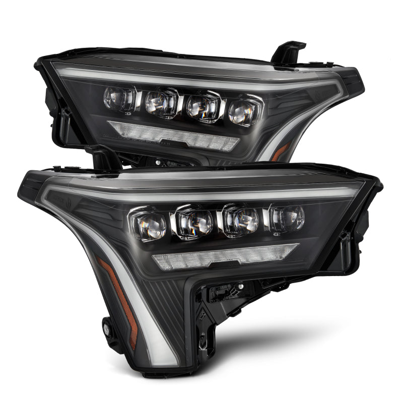 AlphaRex 22-23 Toyota Tundra NOVA-Series Headlights Black w/White DRL - Req 810029 OR 810030 880862 *Discontinued
