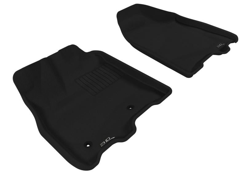 3D MAXpider 2011-2012 Toyota Sienna Kagu 1st Row Floormat - Gray L1TY05611501