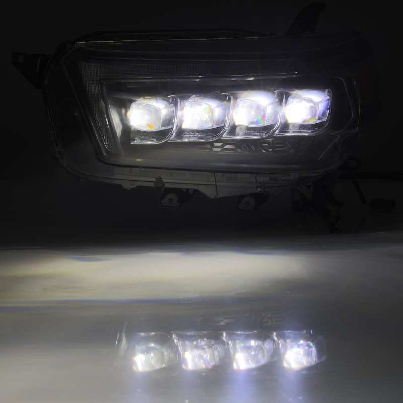 AlphaRex 10-13 Toyota 4Runner NOVA LED Projector Headlights Plank Style Black w/Seq Signal/DRL 880759 *Discontinued