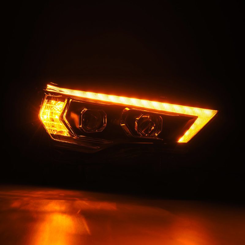 AlphaRex 14-22 Toyota 4Runner PRO-Series Projector Headlights Black w/Seq. Sig. + DRL 880814 *Discontinued