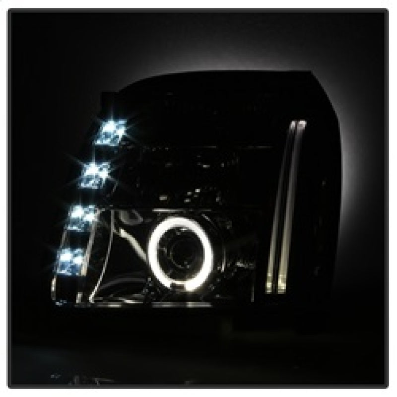 Spyder GMC Yukon 07-14/Yukon Denali 07-14 Projector Headlights LED Halo LED Smke PRO-YD-GY07-HL-SM 5029348