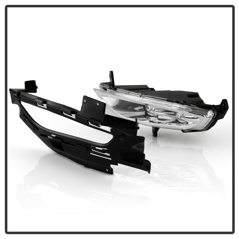 Spyder Chrysler 200 2015-2016 OEM Style Full LED Fog Lights W/Universal Switch- Clear 5086945