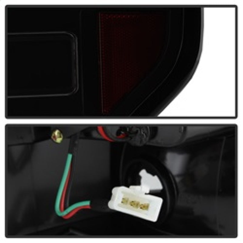 Spyder 09-14 Ford F150 V2 Light Bar LED Tail Lights - Blk Smoke (ALT-YD-FF15009V2-LBLED-BSM) 5084217