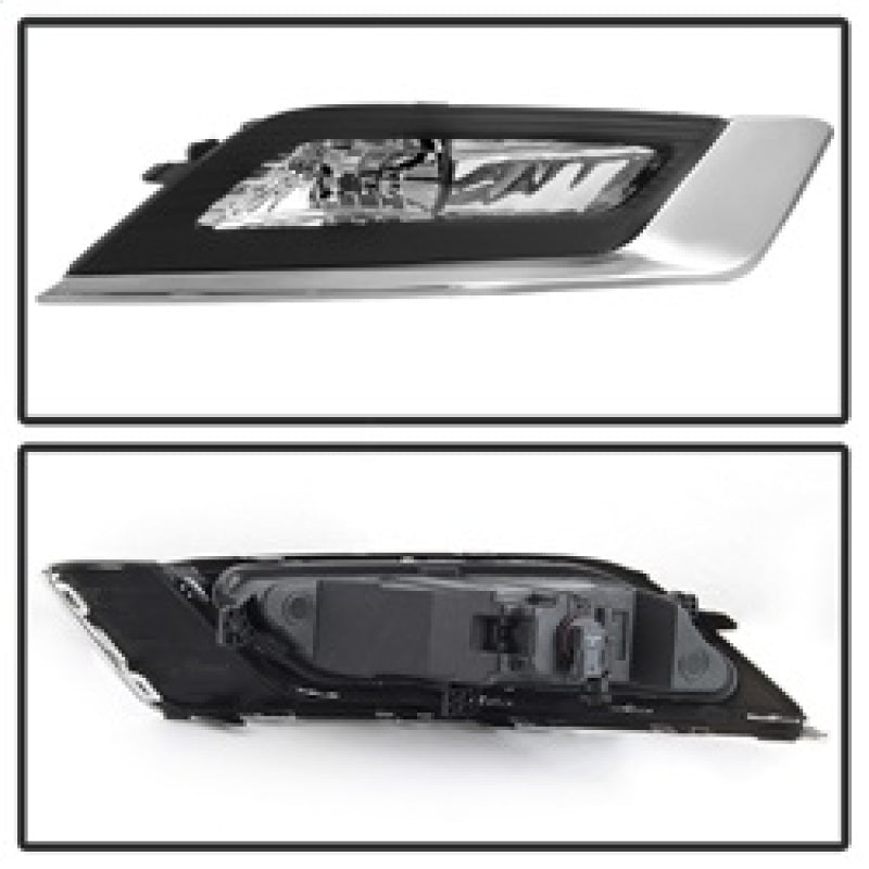 Spyder 17-18 Ford Fusion OEM Fog Lights w/ Switch & Cover - Clear (FL-FFUS17-C) 5085405
