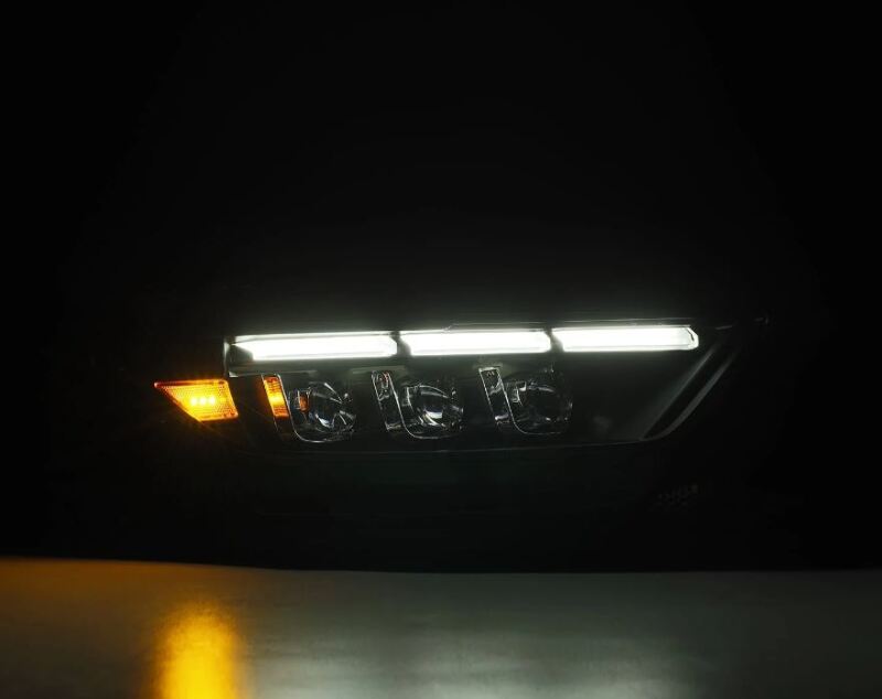 AlphaRex 15-17 Ford Mustang NOVA LED Proj Headlights Black w/Activ Light/Seq Signal/Switch DRL 880262 *Discontinued