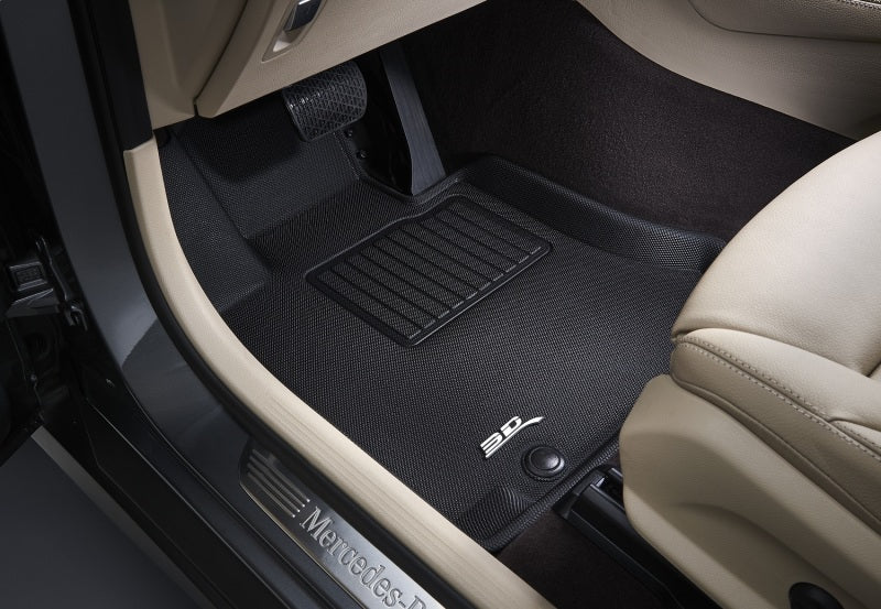 3D MAXpider 2017-2019 Ford Explorer Kagu 1st Row Floormat - Black L1FR11111509