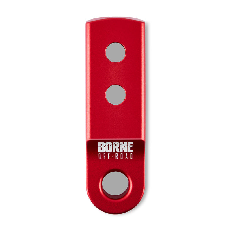 Borne Off-Road CNC Hitch Receiver Shackle 2in Red BNHR-2-RD