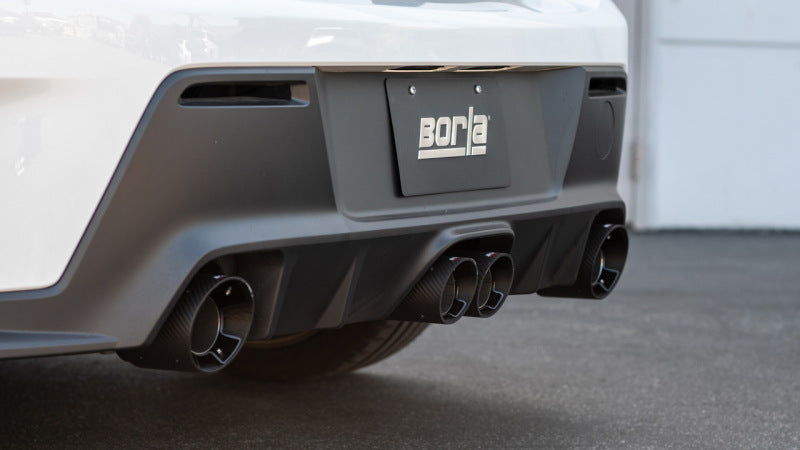 Borla 23-24 Toyota GR Corolla ATAK Cat Back System - Carbon Fiber & Black Anodized 140942CFBA