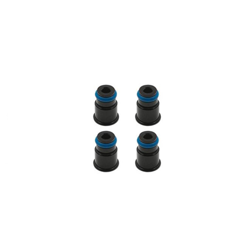 BLOX Racing 14mm Adapter Top (1/2in) w/Viton O-Ring & Retaining Clip (Set of 4) BXEF-AT-14S-4