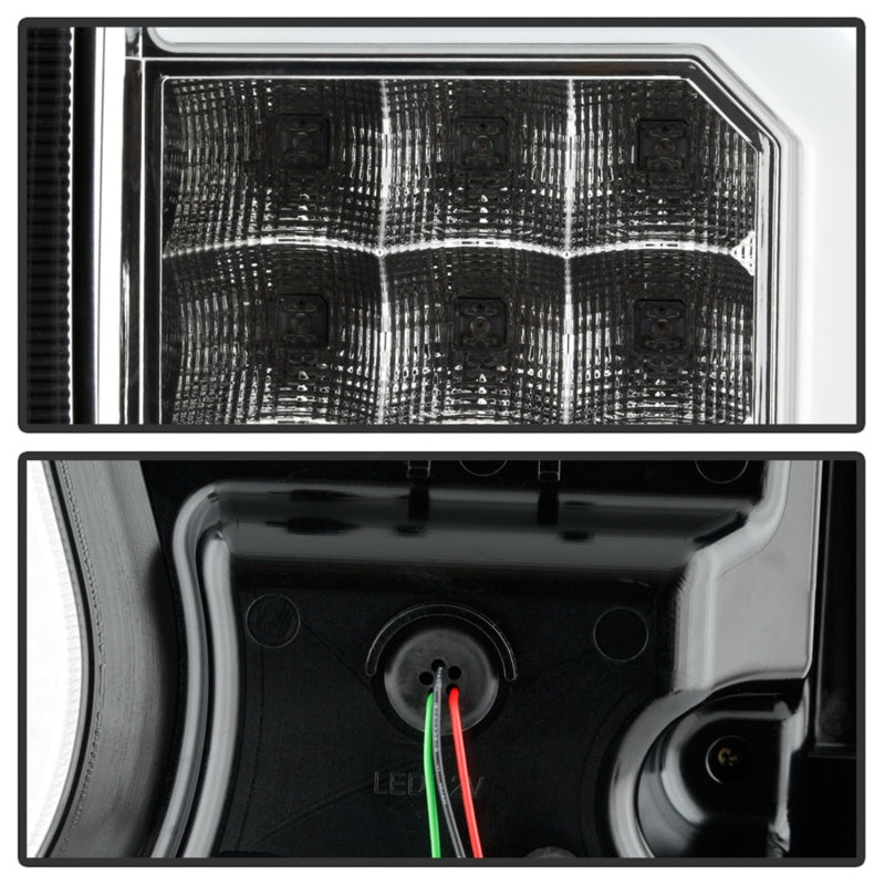 Spyder 04-09 Dodge Durango LED Tail Lights - Chrome ALT-YD-DDU04-LED-C 5086525