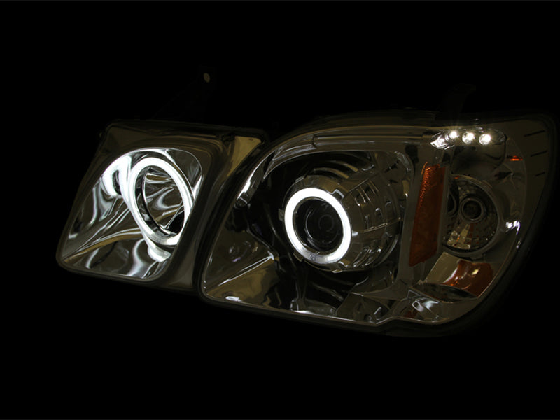 Anzo 1998-2007 Lexus Lx470 Projector Headlights w/ Halo Black (CCFL)