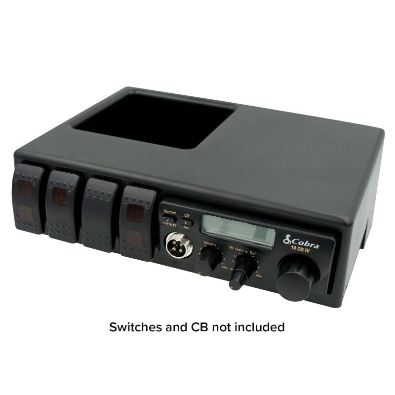 Autometer 2018+ Jeep JL Switch Panel / CB Mount - BLACK 5397