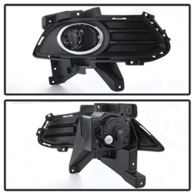 Spyder 13-16 Ford Fusion OEM Fog Lights w/Switch & Cover - Clear (FL-FFUS13-C) 5085009