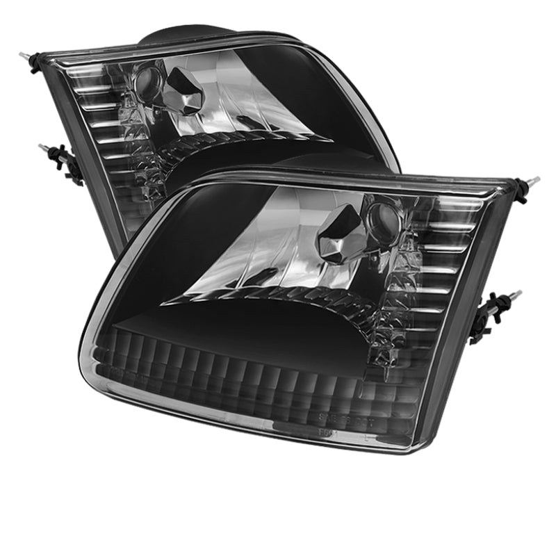 SPYDER Xtune Ford F150 97-03 / Expedition 97-02 Crystal Headlights Black HD-JH-FF15097-BK 5070340