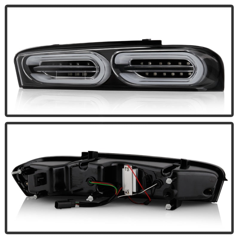 Spyder Chevy Camaro 16-18 Halogen LED Tail Lights Black ALT-YD-CCAM16HAL-SEQ-BK 5087218
