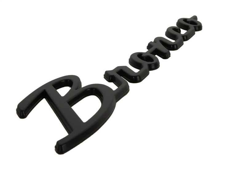 Ford Racing 2021+ Bronco Classic Script Fender Badges - Matte Black (Pair) M-1447-BSMB