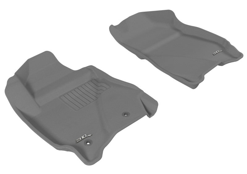 3D MAXpider 2011-2012 Ford/Mazda Escape/Tribute Kagu 1st Row Floormat - Gray L1FR03711501