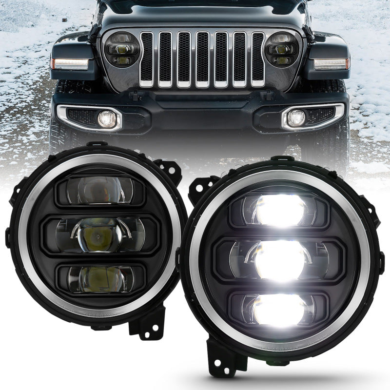 ANZO 2018-2019 Jeep Wrangler Full Led ProjectoráH.L Black 111466