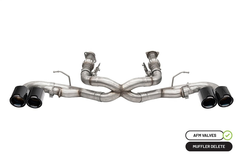 CORSA Performance Corsa 20-23 Chevrolet Corvette C8 RWD 3in Xtreme Cat-Back Exhaust w/4.5in Carbon Fiber Black PVD Tip 21102CFBLK