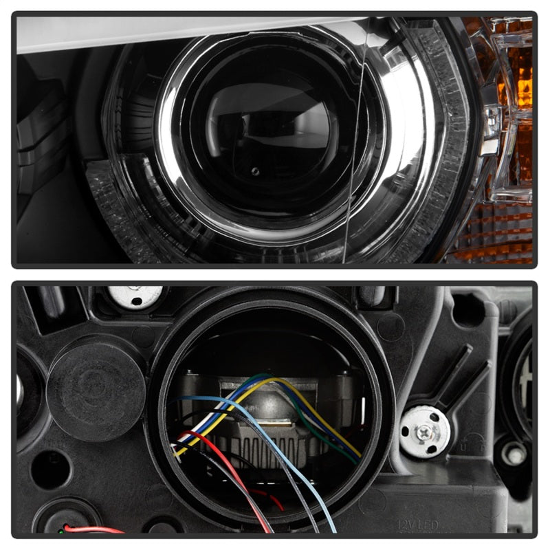 Spyder BMW X5 E70 07-10 Xenon/HID AFS High-Power LED Headlights - Black PRO-YD-BMWE7007AFSHIDAP-BK 5088239