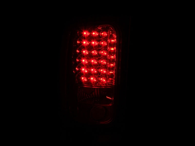Anzo 1994-2001 Dodge Ram LED Taillights Red/Clear