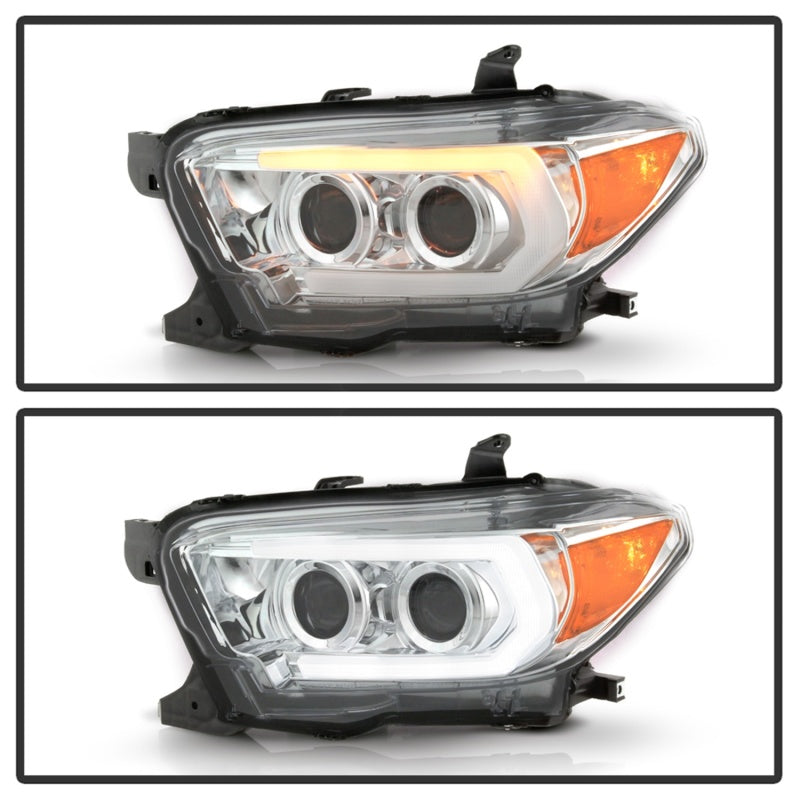 Spyder Signature Toyota Tacoma 16-18 TRD Model Projector Headlights-Chrome (PRO-YD-TT16V1-SEQ-C) 5086570