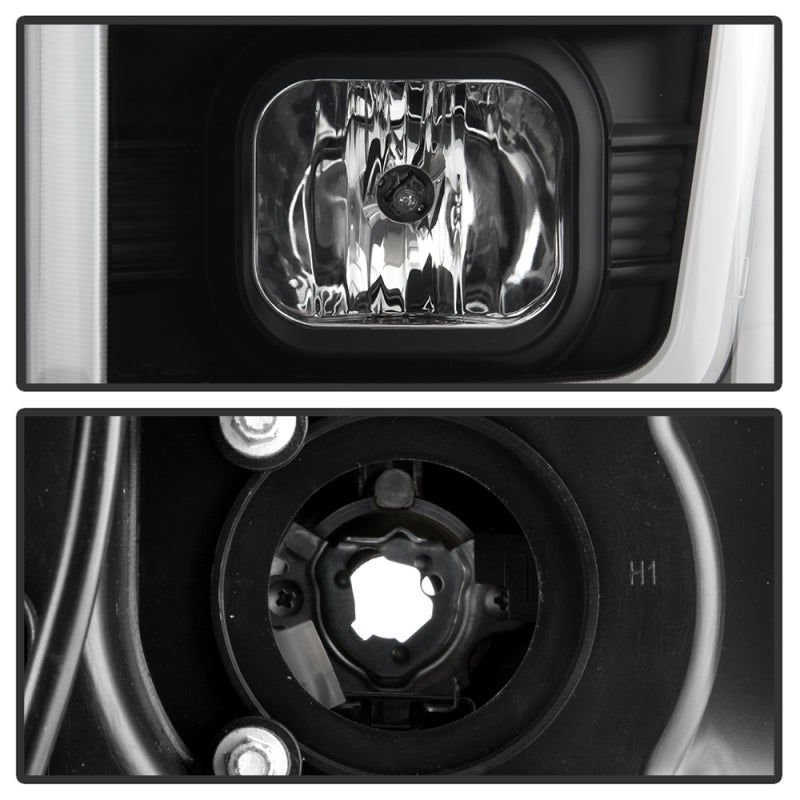 Spyder Ford F-250/350/450 08-10 V2 High-Power LED Headlights-Switch Back-Black PRO-YD-FS08PL-SBLB-BK 5087751